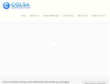 Tablet Screenshot of colsa.com